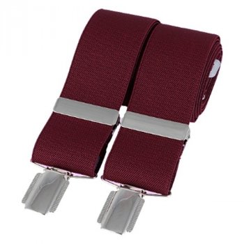 Šle David Aster 35 mm bordó - Aby gatě nepadaly! Kšandy David Aster s možností gravírování.