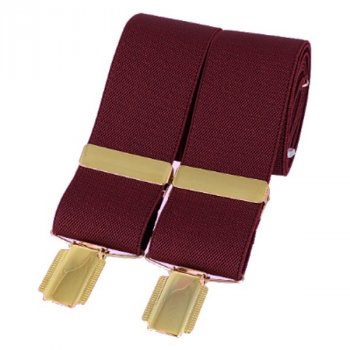 Traky David Aster 35 mm bordó (Z) - Aby gatě nepadaly! Kšandy David Aster s možnosťou gravírovania.