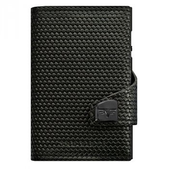 Peňaženka TRU VIRTU Click & Slide Diagonal Carbon Black - Exkluzívna peňaženka ako súčasť imidžu aj praktický pomocník. Gravírujeme presným vláknovým laserom. Tovar skladom, expedícia do 24h.