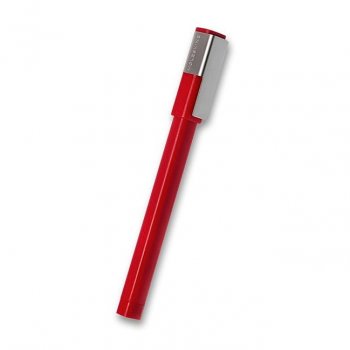 Roller MOLESKINE Plus, červený - Roller Moleskine na upevnenie na dosky zápisníka. Laserové gravírovanie na klip.