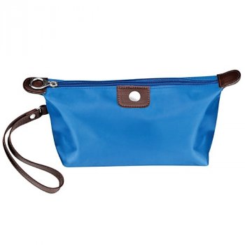 Taška kozmetická modrá - Kozmetická taška s možnosťou personifikácie. Skladom, okamžitá expedícia.