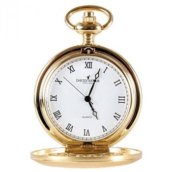 Kapesní otvírací hodinky David Aster, zlacené - Kapesní hodinky z doby, kdy se ještě nespěchalo. Gravírujeme podle vašeho zadání! Přesně, rychle, kvalitně. Zboží skladem, expedice do 24h.