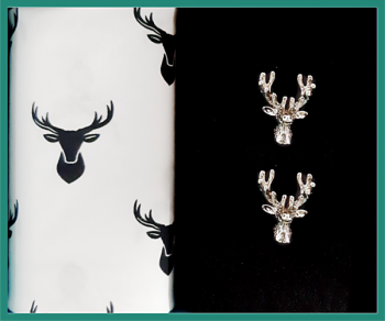 Sada vreckovka + manžetové gombíky JELEŇ - 100% bavlnená pánská vreckovka tematicky zladená s manžetovými gombíkmi. Tovar máme na sklade - pripravené k okamžitému odoslaniu!