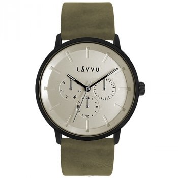 Hodinky LAVVU TROMSØ Army White, pánske - Špičkové pánske náramkové hodinky. Gravírujeme podľa vášho zadania! Presne, rýchlo, kvalitne. Tovar skladom, expedícia do 24h.
