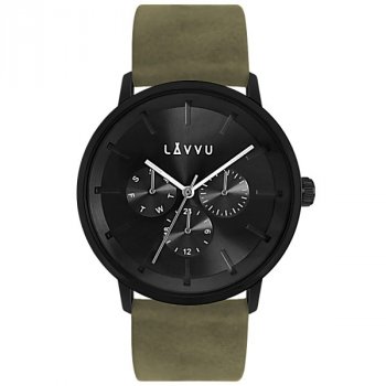 Hodinky LAVVU TROMSØ Army Black, pánske - Špičkové pánske náramkové hodinky. Gravírujeme podľa vášho zadania! Presne, rýchlo, kvalitne. Tovar skladom, expedícia do 24h.