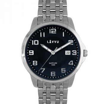 Hodinky LAVVU NARVIK Blue, pánske - Špičkové pánske náramkové hodinky. Gravírujeme podľa vášho zadania! Presne, rýchlo, kvalitne. Tovar skladom, expedícia do 24h.