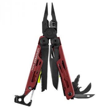 Multitool SIGNAL Crimson, LEATHERMAN - s gravírováním