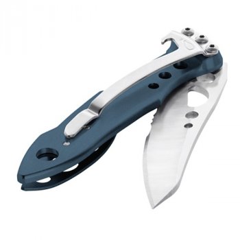 Nôž SKELETOOL KBX Denim Blue, LEATHERMAN - s gravírováním