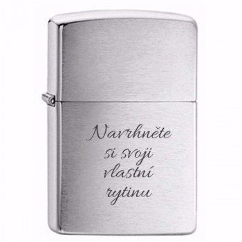 Zapaľovač Zippo 200 Brushed Chrome plazmový, USB - Benzín nie je pre vás? Zippo novo aj plazmový! Klasický vzhľad, nový plazmový insert. Gravírujeme rýchlo a precízne. Skladom, expedícia do 24h.