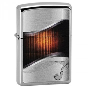 Zapaľovač fajkový Zippo 22876 Pipe Lighter Amber, Polished Chrome - KLASIKA? Potom teda zipák! Mnohými rokmi osvedčený benzínový robotník do každého počasí.Gravírujeme rýchlo a precízne. Skladom, expedícia do 24h.