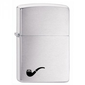 Zapaľovač fajkový ZIPPO#200 Pipe Lighter, Brushed Chrome - Fajkový Zippo? Prečo nie? Mnohými rokmi osvedčený benzínový robotník do každého počasia.Gravírujeme rýchlo a precízne. Skladom, expedícia do 24h.