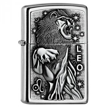 Zapaľovač ZIPPO#207, Leo Emblem, Street Chrome - KLASIKA? Potom teda zipák! Veľa rokmi osvedčený benzínový robotník do každého počasia. Gravírujeme rýchlo a precízne. Skladom, expedícia do 24h.