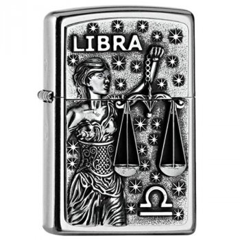 Zapaľovač ZIPPO#207, Libra Emblem, Street Chrome - KLASIKA? Potom teda zipák! Veľa rokmi osvedčený benzínový robotník do každého počasia. Gravírujeme rýchlo a precízne. Skladom, expedícia do 24h.