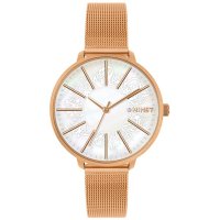 Hodinky MINET PRAGUE MESH Rose Gold, dámské - Elegantní dámské náramkové hodinky. Gravírujeme podle vašeho zadání! Přesně, rychle, kvalitně. Zboží skladem, expedice do 24h.