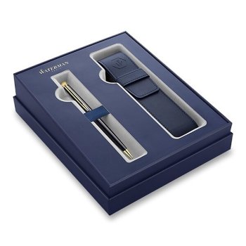 Sada kuličková tužka WATERMAN Hémisphere Black GT + pouzdro - Hémisfhére vyznává čistý, jednoduchý design symbolizující naprostou dokonalost a ladnost. S možností osobního věnování! Skladem, expedice do 24 hodin!