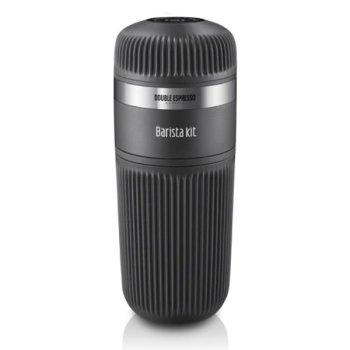 Nanopresso Wacaco Barista Kit šedý - Cestovné a outdoorové ručné presovače bez nutnosti prívodu energie. Na prípravu lahodného espresa je potrebná iba horúca voda a mletá káva a WACACO.
Skutočne horúca káva kdekoľvek v prírode.