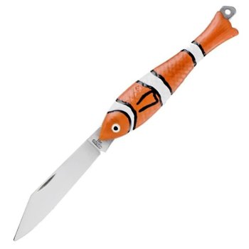 Nôž zatváracíí MIKOV Rybička CLOWN, obd. krabička - Klasická rybička s farebnou potlačou Clown. Plechová darčeková krabička, individuálny popis laserom. Na sklade, expedujeme do 48 hod.