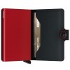 Peňaženka SECRID Miniwallet  Matte Black & Red - Inovatívna peňaženka najmodernejšieho strihu s možnosťou personifikácie laserovým gravírovaním. Tovar na sklade, vrátane rytia expedujeme do 48h.