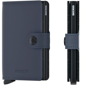 Peňaženka SECRID Miniwallet Matte Nightblue - Inovatívna peňaženka najmodernejšieho strihu s možnosťou personifikácie laserovým gravírovaním. Tovar na sklade, vrátane rytia expedujeme do 48h.