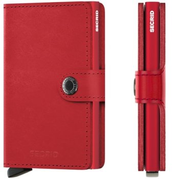 Peňaženka SECRID Miniwallet Original Red-Red - Inovatívna peňaženka najmodernejšieho strihu s možnosťou personifikácie laserovým gravírovaním. Tovar na sklade, vrátane rytia expedujeme do 48h.