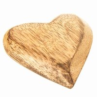 Srdce drevené 7x7 cm mango - Drevené srdce s možnosťou vlastného gravírovania. Skladom, expedícia do 48h. vrátane gravírovania. 