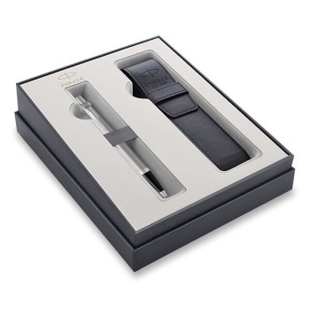 Sada guľôčkové pero PARKER IM Essential Stainless Steel CT + púzdro - Elegantný, profesionálny a spoľahlivý. PARKER. Oficiálny výhradný dodávateľ písacích potrieb pre britskú kráľovskú rodinu. Skladom, expedícia do 24 hodín!