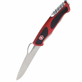 Nôž zatvárací RangerGrip 61 Victorinox, červený - S možnosťou gravírovania