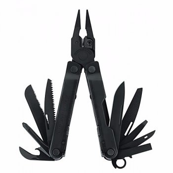 Multitool REBAR BLACK, černý, LEATHERMAN - s gravírováním