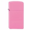 Zippo 1638 SLIM Pink Matte - s věnováním