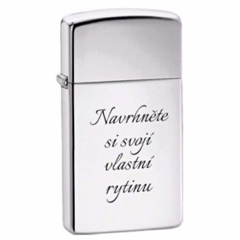Zippo 1610 SLIM High Polish Chrome - s gravírováním