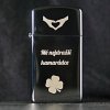 Zippo 1610 SLIM High Polish Chrome - s rytinou