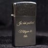 Zippo 1607 SLIM Street Chrome - s gravírováním