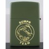 Zippo 221 Green Matte - s rytinou