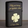Zippo 218 Black Matte - s popisem