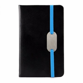 Notes A6, 160 stran, linkovaný, če/sv.mo, měkčené desky - s gravírováním