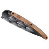 Nůž deejo 1GB105 Black tatto, Art Deco, juniper wood - s gravírováním