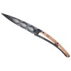 Nůž deejo 1GB105 Black tatto, Art Deco, juniper wood - s popisem