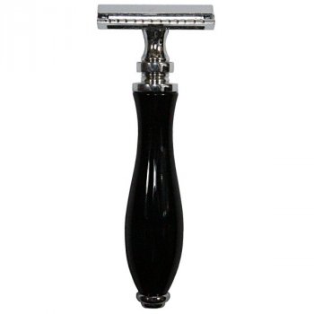 Holicí strojek 111B, Parker Shaving, Black Resin - s gravírováním