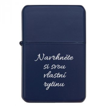 Zapalovač Gentelo modrý - s gravírováním