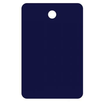 Psí známka OBDÉLNÍK 30x47, AL modrá - s gravírováním