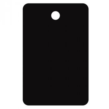 Psí známka OBDÉLNÍK 30x47, AL černá - s gravírováním