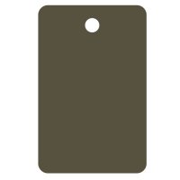 Psí známka OBDÉLNÍK 30x47, AL bronzová - s gravírováním