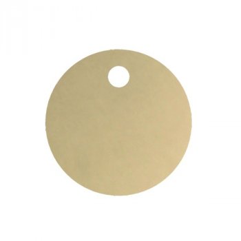 Známka pro psy KOLEČKO d30, mosaz - s gravírováním