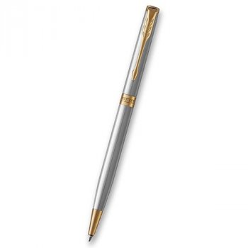 Kuličkova tužka SLIM PARKER Royal Sonnet Stainless Steel GT - s gravírováním