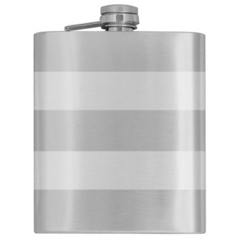 Placatka 540ml, XL, broušená, pruhy (108) - S gravírováním