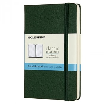 Zápisník MOLESKINE bodkovaný T/S tmavo zelený