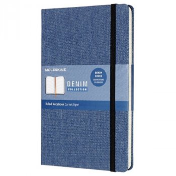 Zápisník MOLESKINE DENIM S světle modrý